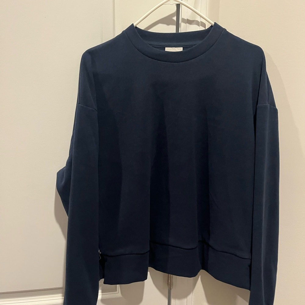 Varley Horton Side Zip Navy Blue